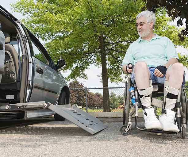 Transport de personne handicapée