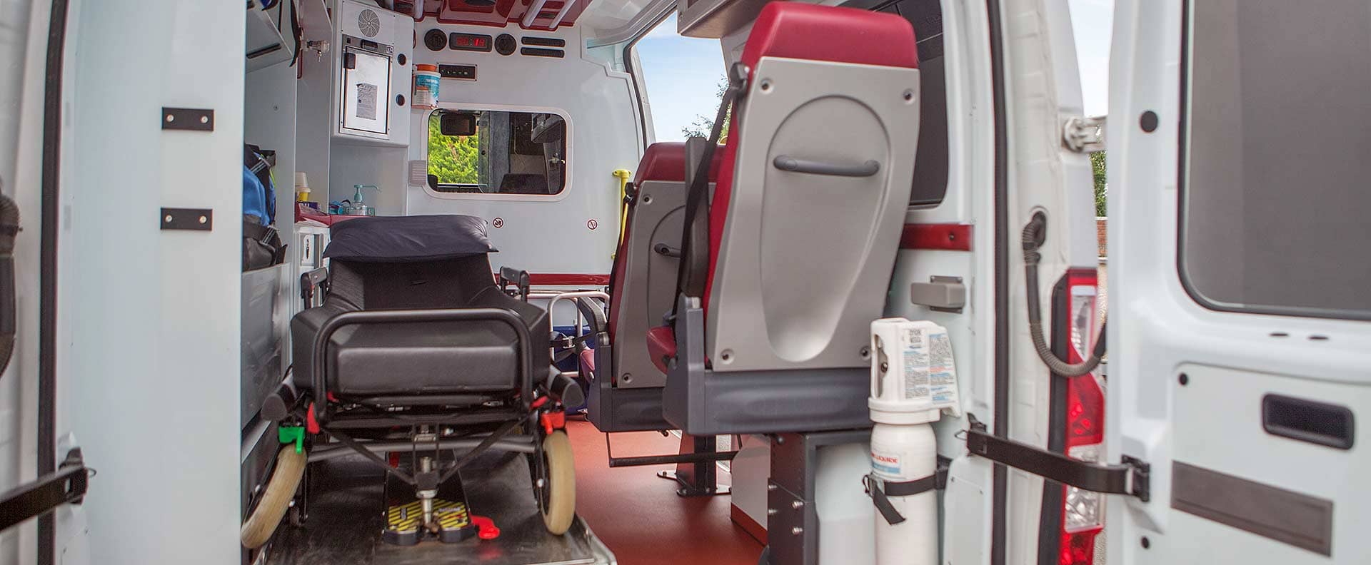 Slider interieur ambulance